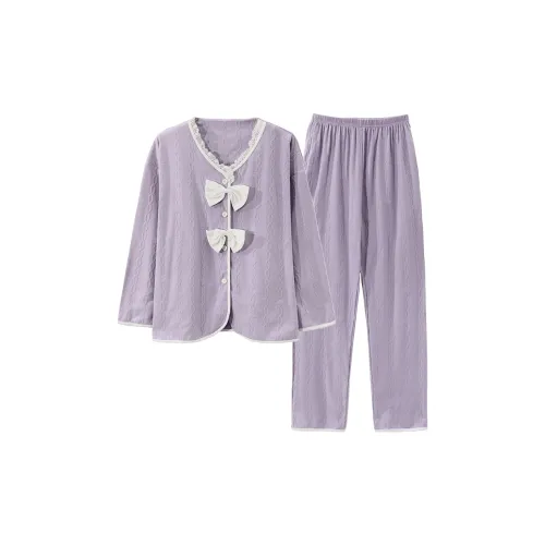 Городская красота Pajama Комплект Женский Фиолетовый
