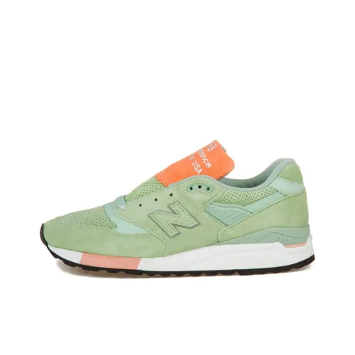 New Balance NB 998 Low Топ Беговые кроссовки Унисекс Зеленый
