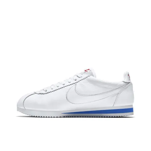 Nike Cortez Нескользящий Легкий Низкий Топ Беговые кроссовки Унисекс Белый