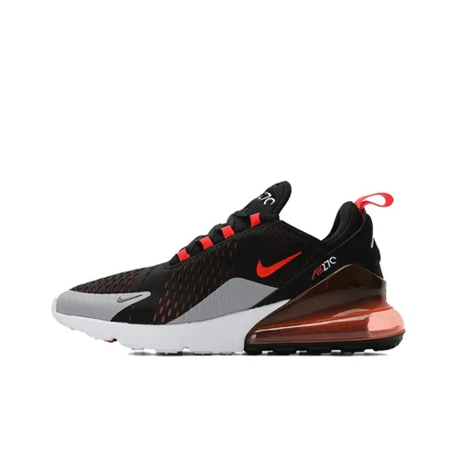 Nike Air Max 270 Low Топ Повседневные Беговые Кроссовки Мужские Серый Красный