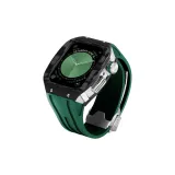 Серебряный корпус, зеленые ленты для принтера.