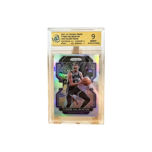 PANINI 021 Tyrese Haliburton King Prizm Silver Refractor Оценочная карта 9 10 Сертифицированные карты 1 шт