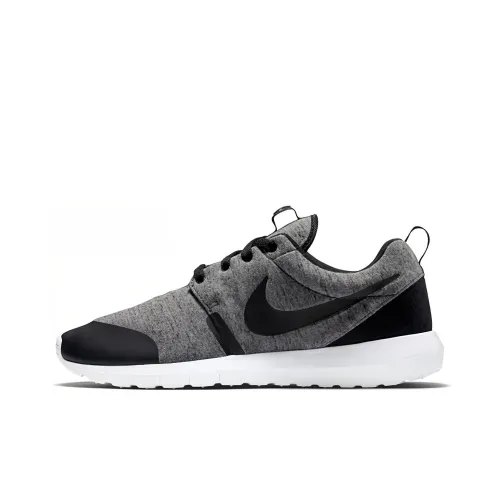 Nike Roshe Run Non Slip Легкий Низкий Топ Марафон Беговые кроссовки Мужской Серый