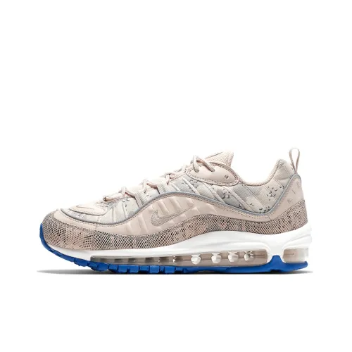 Nike Air Max 98 Low Топ Беговые кроссовки Женские Розово-синие