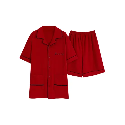 The Story Of The Flower Season Пижамный комплект Мужской Кирпично-красный