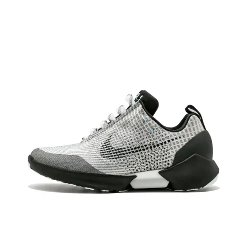 Nike Hyper Adapt Шокабсорберы Противоскользящий Низкий Топ Резиновая Обувь для Беговых Дистанций Мужская Серого Цвета