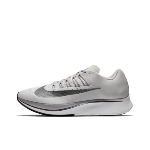 Nike Zoom Fly 1 Non Slip Легкий Низкий Топ Беговые кроссовки Мужские Серый