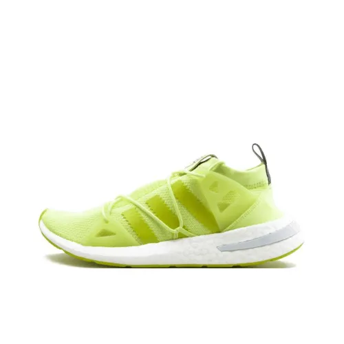 Adidas Originals Arkyn Shock Absorbers Slip-resistant MID Топ Марафон Беговые кроссовки Unisex Неоново-желтый