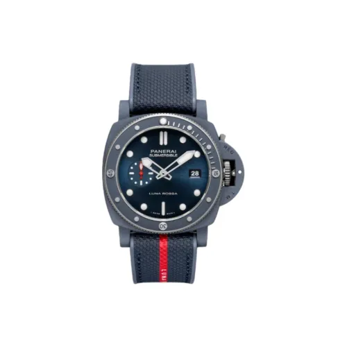 PANERAI Автоматический Механический Механизм Мужские Часы SUBMERSIBLE Collection 44 мм Синий