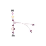 Фиолетовый Lucky Кошка - Одиночный ряд бусин, шнурок для намотки часов