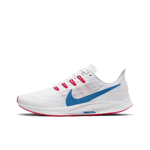 Nike Pegasus 36 Low Топ Беговые кроссовки Мужские Белые Розовые