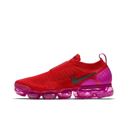 Nike VaporMax Moc 2 Low Топ Беговые кроссовки Женские Красный Фиолетовый