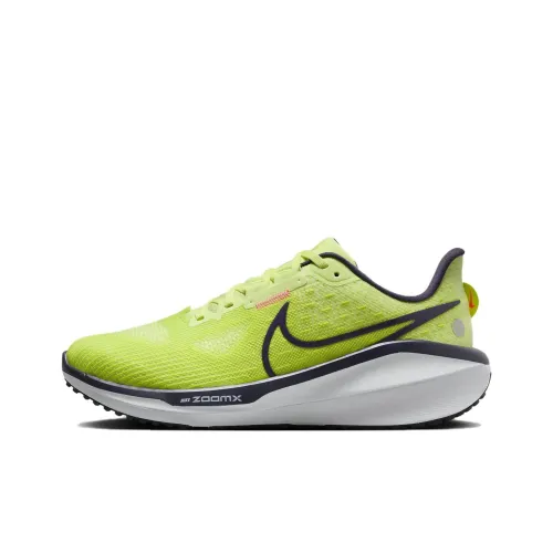 Nike Air Zoom Vomero 17 Slip-resistant Abrasion-resistant Low Top Casual Running Shoes Women's Neon Green Найк Эйр Зум Вомеро 17 Противоскользящий Устойчивый к истиранию Низкий Топ Повседневные Беговые Кроссовки Женские Неон Зеленый