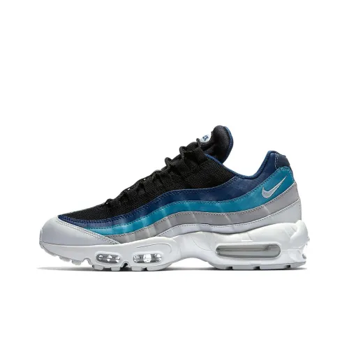 Nike Air Max 95 Low Топ Повседневные Беговые Кроссовки Мужские Синие Белые
