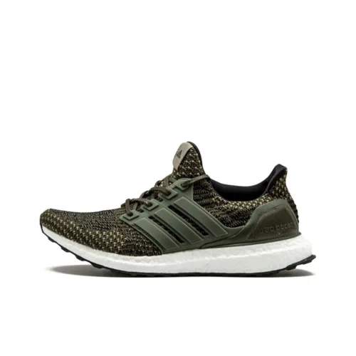 Adidas ULT Slip-Resistant Низкие Беговые Кроссовки Унисекс Оливково-Зеленый