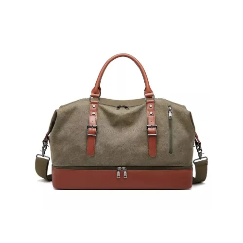 Ssweisiker ПУ (полиуретан) Дорожная сумка Стандартная Унисекс Коричневый