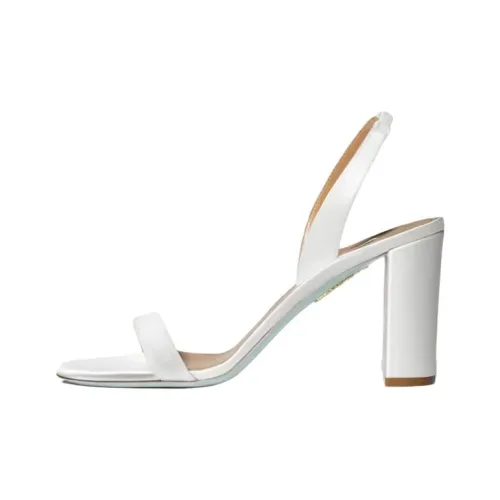 AQUAZZURA So Телесный Блок one Ремень Сандалии 8,5cm Женские Белые