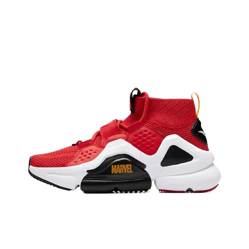 MARVEL x ANTA MID Топ Беговые кроссовки Женские Белые Красные