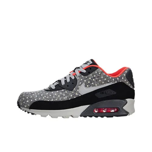Nike Air Max 90 Low Топ Тренировочные Беговые Кроссовки Мужские Черные Серые