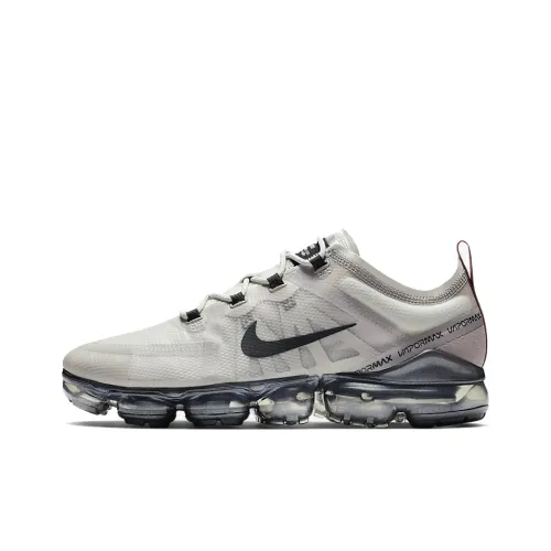 Nike VaporMax 2019 Low Топ Повседневные Беговые Кроссовки Мужские Лунный Серый