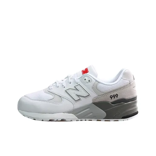 New Balance NB 999 Low Топ Повседневные Беговые Кроссовки Унисекс Белый Серый Красный