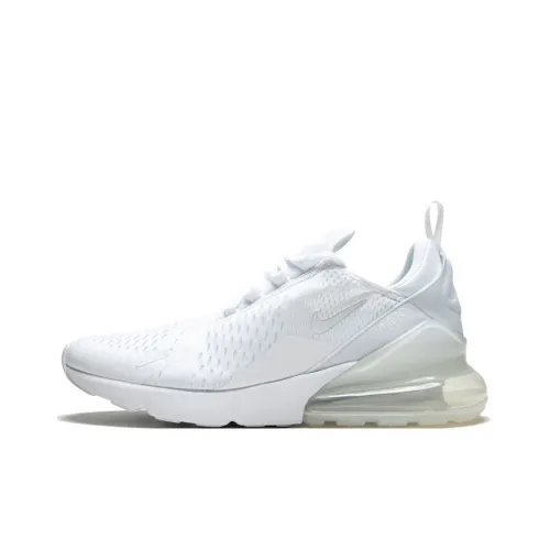 Nike Air Max 270 Low Топ Беговые кроссовки Мужской Чисто белый