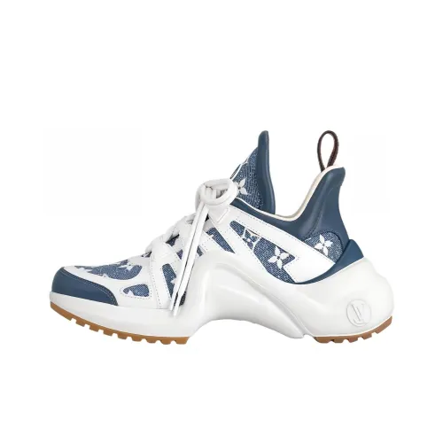 LOUIS VUITTON Archlight Low Топ Повседневная обувь Женская Синие Белые