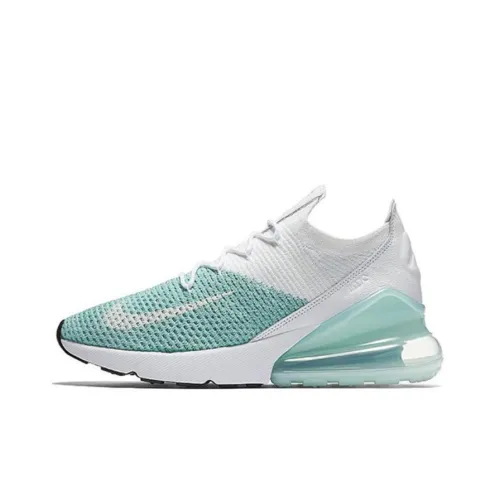 Nike Air Max 270 Легкий Низкий Топ Беговые Кроссовки Женские Синие