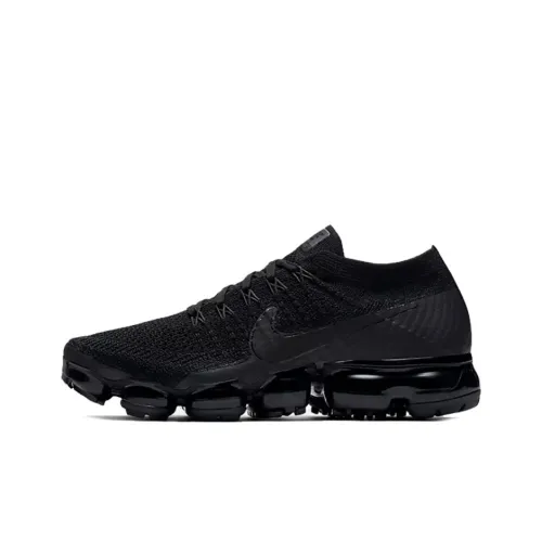 Nike Air Vapormax Low Топ Повседневные Беговые Кроссовки Женские Черные
