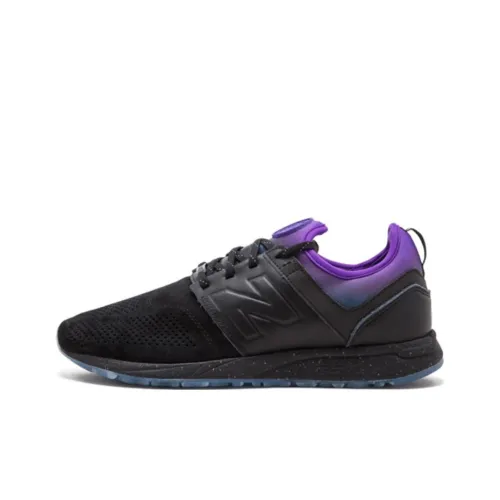 New Balance NB 247 Low Топ Марафон Беговые кроссовки Унисекс Черный Фиолетовый