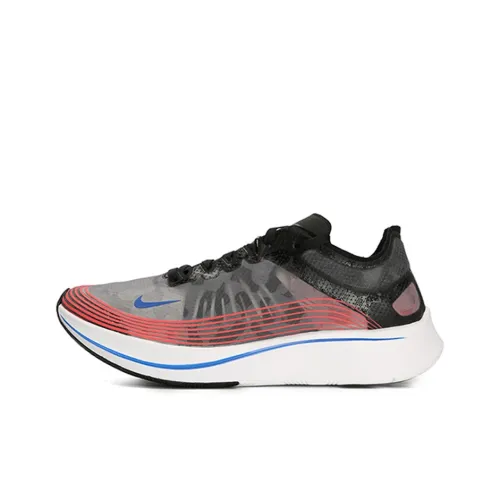Nike Zoom Fly SP Некайдер Легкий Низкий Топ Марафон Беговые кроссовки Унисекс Серый Красный Белый