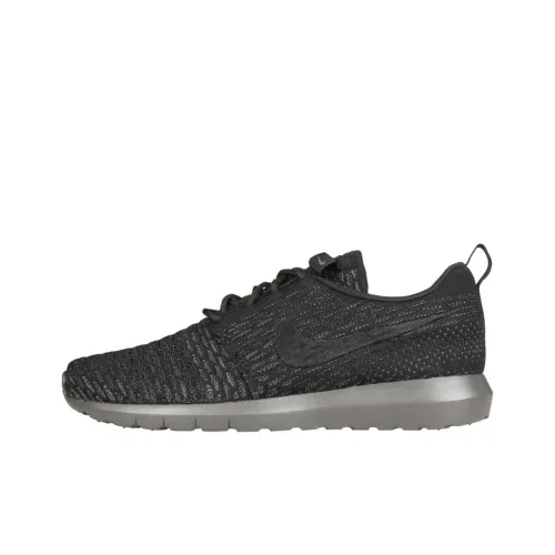Nike Roshe Run Low Беговые кроссовки Мужские Черные
