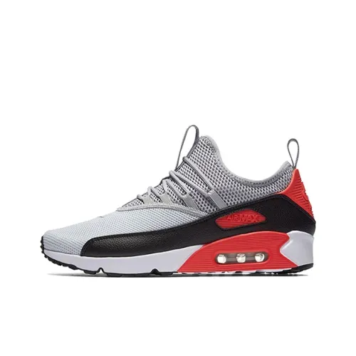 Nike Air Max 90 Low Топ Беговые кроссовки Мужские Красный Серый