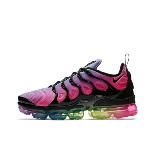 Nike Vapormax Plus Low Топ Повседневные Беговые Кроссовки Унисекс Черный Фиолетовый