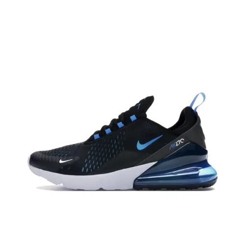Nike Air Max 270 Low Топ Марафон Беговые кроссовки Мужской Черный Синий