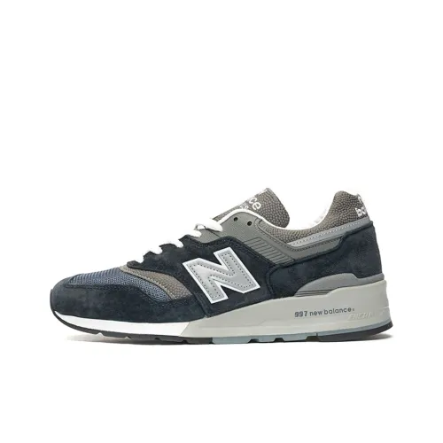 New Balance NB 997 Low Топ Повседневные Беговые Кроссовки Унисекс Морской Синий