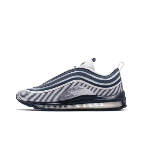 Nike Air Max 97 Ultra Low Top Беговые кроссовки Мужские Серебряные