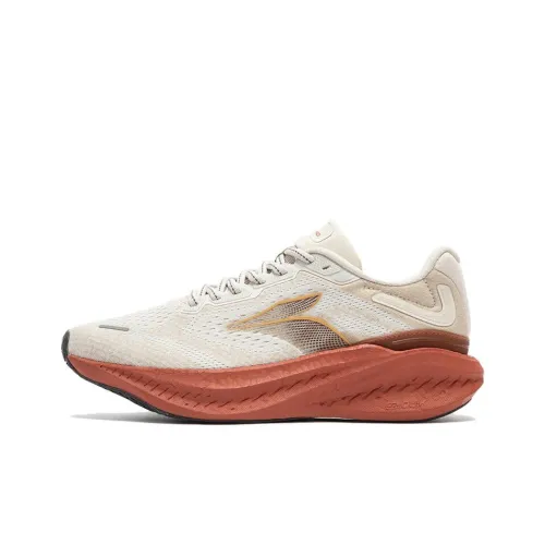 361° Foam Explosion 4,0 Устойчивый к истиранию Низ Резистентный Низкий Топ Беговые кроссовки Мужские Бежево-коричневый