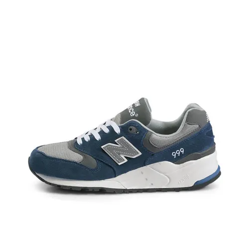 New Balance NB 999 Low Топ Повседневные Беговые Кроссовки Унисекс Серый Синий
