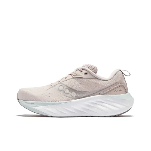 Saucony TRIUMPH Victory 22 Low Топ Тренировки Для Бега на длинные дистанции Обувь Женская Светло-розовая Серый