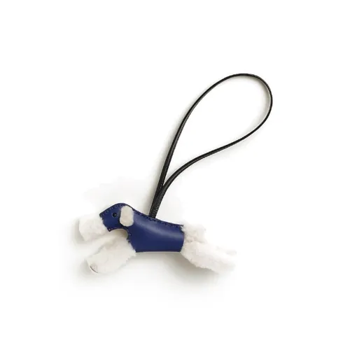 HERMES Шерсть Брелоки Женские Синие