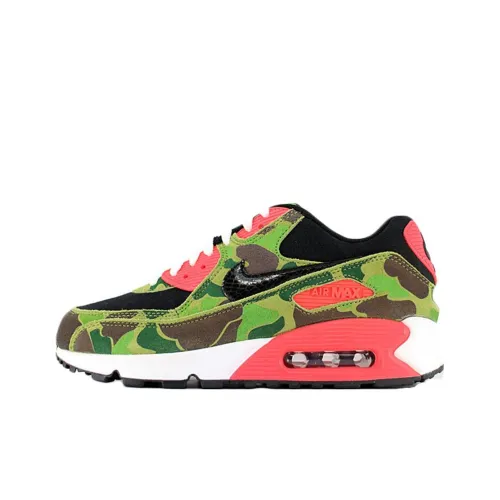 Nike Air Max 90 Low Топ Беговые кроссовки Мужской Камуфляж