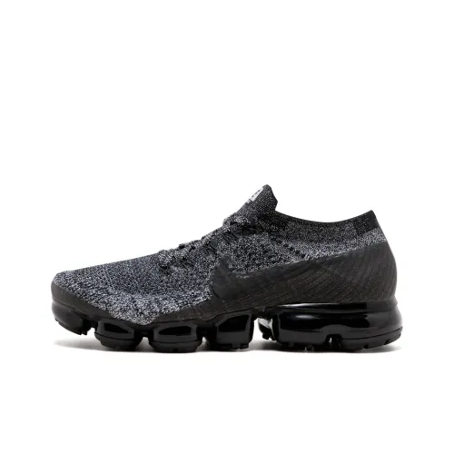 Nike Air Vapormax Low Топ Air Cushion Беговые кроссовки Мужские Черные Серые