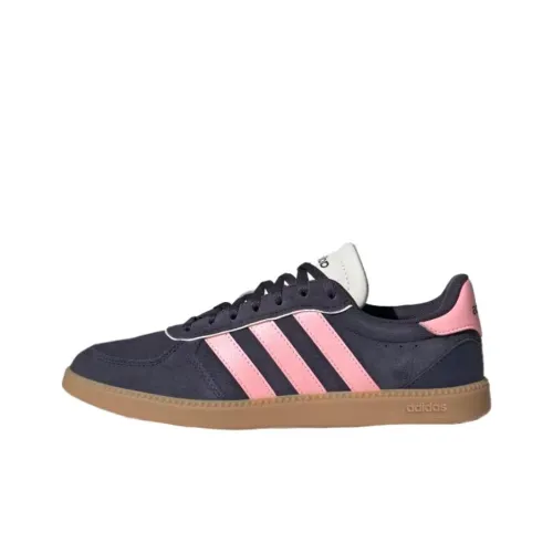 Adidas Slip-resistant Abrasion-resistant Low-top Skateboard Shoes Women's Blue Pink Адидас Противоскользящие Износостойкие Низкие Кеды для Скейтбординга Женские Синий Розовый
