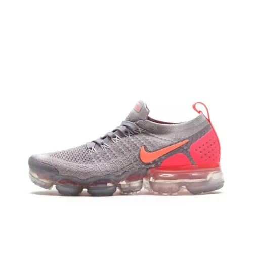Nike Air Vapormax Low Беговые кроссовки Топ для женщин Серый Розовый