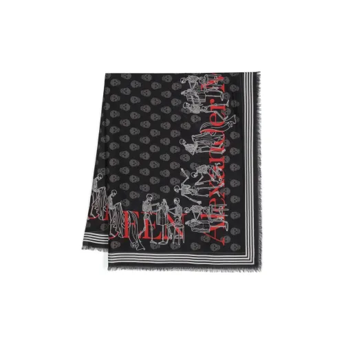 Alexander McQueen Modal Вязаные Шарфы Мужской
