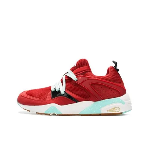 PUMA Blaze Of Glory Slip-resistant Abrasion-resistant Low Top Беговые кроссовки Унисекс Розовый Красный