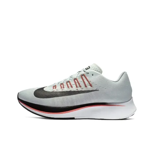 Nike Zoom Fly 1 Амортизирующие шоки противоскользящий низ низкий топ кроссовки для бега на марафон мужские серые