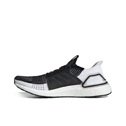 Adidas ULT Шокаблоки Slip-resistant Низкий Топ Повседневные Беговые кроссовки Женские Черный Белый