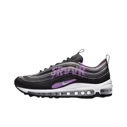 Nike Air Max 97 Low Топ Марафон Беговые кроссовки Женские Черный Фиолетовый